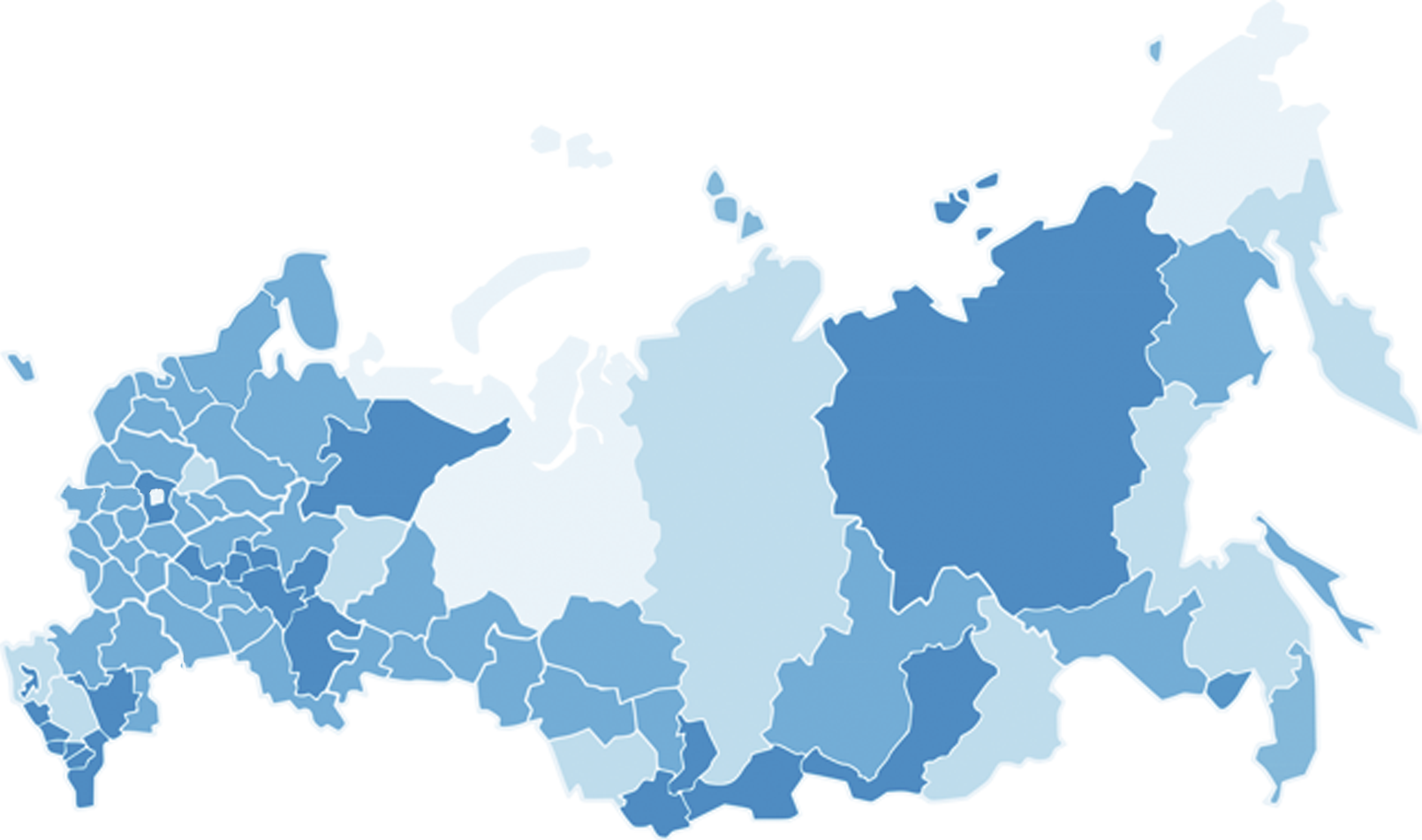 карта доставки по России